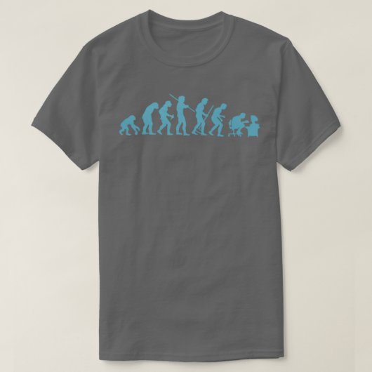 Evolution Ape to Geek Classic TShirt (Design vorne)