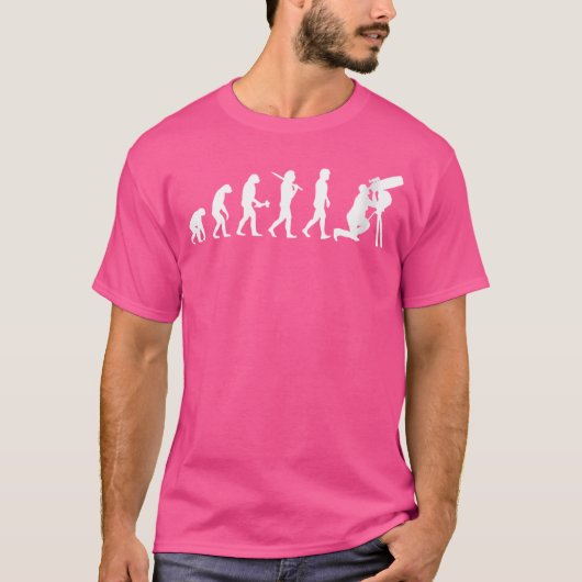 Evolution Astronomen T-Shirt (Vorderseite)