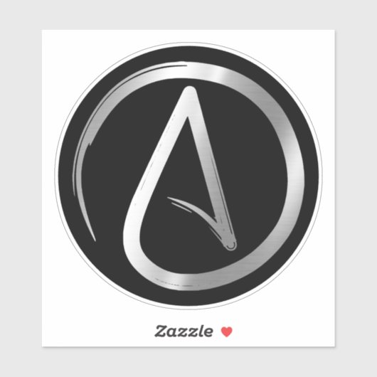 Evolution - Atheist Aufkleber (Blatt)