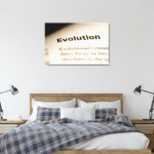 Evolution auf Seite Leinwanddruck (Insitu (Schlafzimmer))