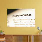 Evolution auf Seite Leinwanddruck (Insitu (Wohnzimmer))