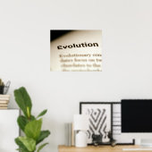 Evolution auf Seite Poster (Heimbüro)
