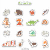 Evolution Aufkleber (Vorderseite)