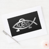 EVOLUTION - AUSSERIRDISCHEN RECHTECKIGER AUFKLEBER (Umschlag)