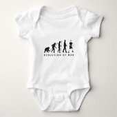 evolution badminton baby strampler (Vorderseite)