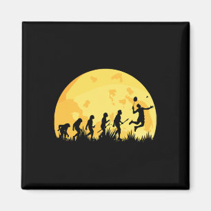 Evolution Badminton Bright Badminton Player Gesche Magnet