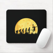 Evolution Badminton Bright Badminton Player Gesche Mousepad (Mit Mouse)