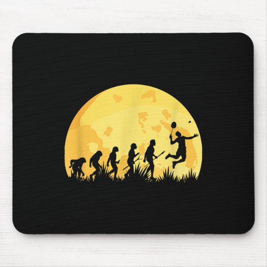 Evolution Badminton Bright Badminton Player Gesche Mousepad (Vorne)