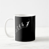 Evolution Badminton Federball Kunst Sport Kaffeetasse (Links)