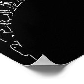 Evolution Badminton Federball Kunst Sport Poster (Ecke)