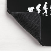 Evolution Badminton Geschenk für Badminton Spieler Mousepad (Ecke)