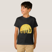 Evolution Badminton Helles Badminton-Spieler-Gesch T-Shirt (Vorne ganz)