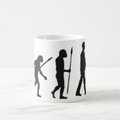 evolution badminton kaffeetasse (Mittel)