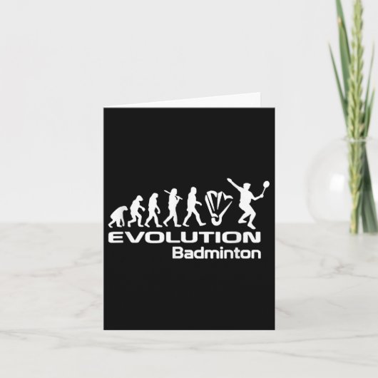 Evolution Badminton Karte (Vorderseite)