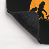 Evolution Badminton Player _ Racket Shuttle Mousepad (Ecke)