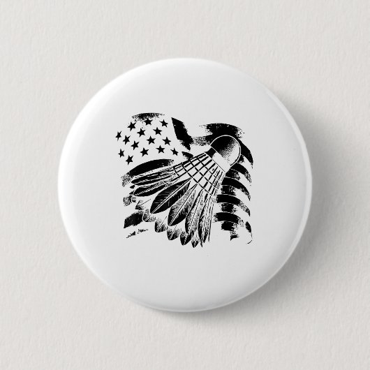 Evolution Badminton Player Shuttle Racket Button (Vorderseite)