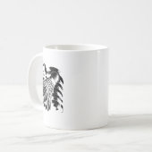 Evolution Badminton Player Shuttle Racket Kaffeetasse (Vorderseite Links)