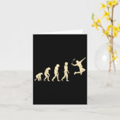 Evolution Badminton Player Shuttle Racket Karte (Gelbe Blume)