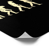 Evolution Badminton Player Shuttle Racket Poster (Ecke)