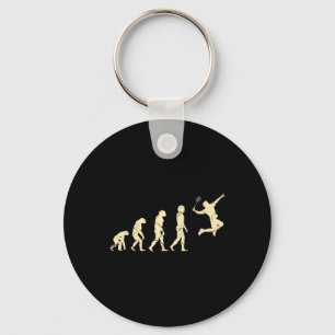 Evolution Badminton Player Shuttle Racket Schlüsselanhänger