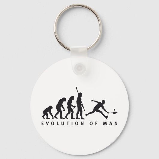 Evolution Badminton Schlüsselanhänger (Vorderseite)