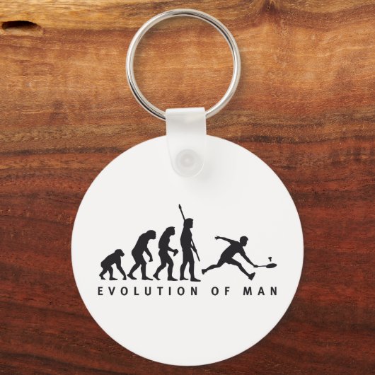 Evolution Badminton Schlüsselanhänger (Vorderseite)
