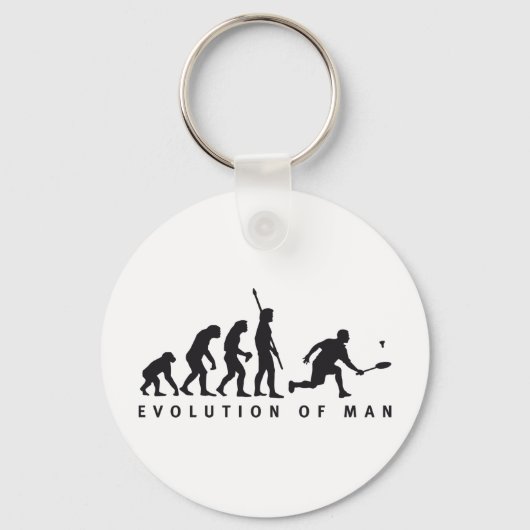 Evolution Badminton Schlüsselanhänger (Vorderseite)