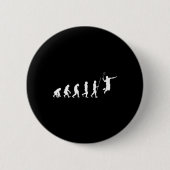 Evolution Badminton Shuttle Badminton Player Gesch Button (Vorderseite)