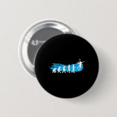 Evolution Badminton Shuttle Badminton Player Gesch Button (Vorne & Hinten)
