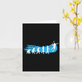 Evolution Badminton Shuttle Badminton Player Gesch Karte (Gelbe Blume)