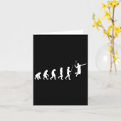 Evolution Badminton Shuttle Badminton Player Gesch Karte (Gelbe Blume)