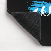 Evolution Badminton Shuttle Badminton Player Gesch Mousepad (Ecke)