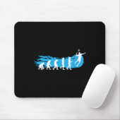 Evolution Badminton Shuttle Badminton Player Gesch Mousepad (Mit Mouse)