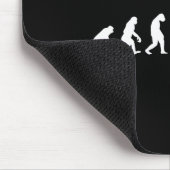 Evolution Badminton Shuttle Badminton Player Gesch Mousepad (Ecke)