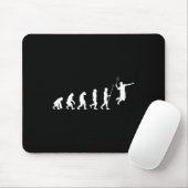 Evolution Badminton Shuttle Badminton Player Gesch Mousepad (Mit Mouse)