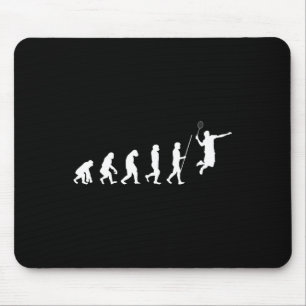 Evolution Badminton Shuttle Badminton Player Gesch Mousepad
