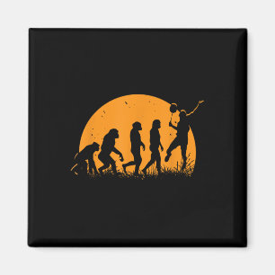 Evolution Badminton Spieler _ Schläger Shuttle Magnet