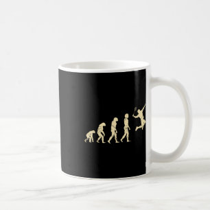 Evolution Badminton Spieler Shuttlecock Schläger Kaffeetasse