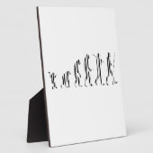 EVOLUTION BAR CODE Darwin Barcode Muster Design Fotoplatte (Seite)