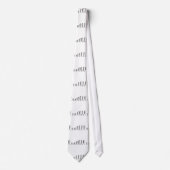 EVOLUTION BAR CODE Darwin Barcode Muster Design Krawatte (Vorderseite)