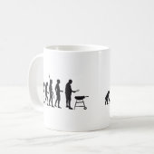 evolution barbecue kaffeetasse (Vorderseite Links)