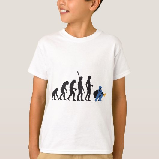 evolution baseball catcher T-Shirt (Vorderseite)