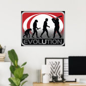 Evolution Baseball Poster (Heimbüro)