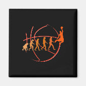 Evolution Basketball Ball Game Hoops Magnet (Vorne)