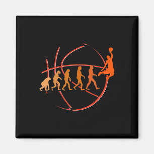 Evolution Basketball Ball Game Hoops Magnet