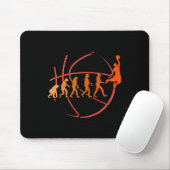 Evolution Basketball Ball Game Hoops Mousepad (Mit Mouse)