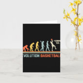 Evolution Basketball - Basketball Liebhaber des Sp Karte (Gelbe Blume)