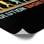 Evolution Basketball - Basketball Liebhaber des Sp Poster (Ecke)