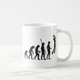 evolution basketball kaffeetasse