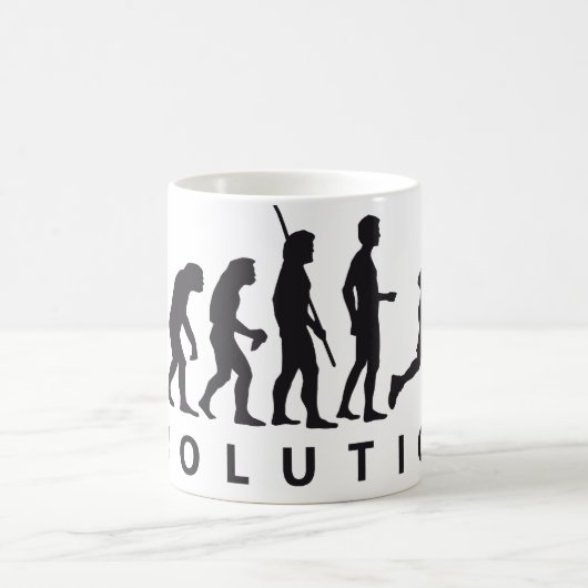 evolution basketball kaffeetasse (Mittel)